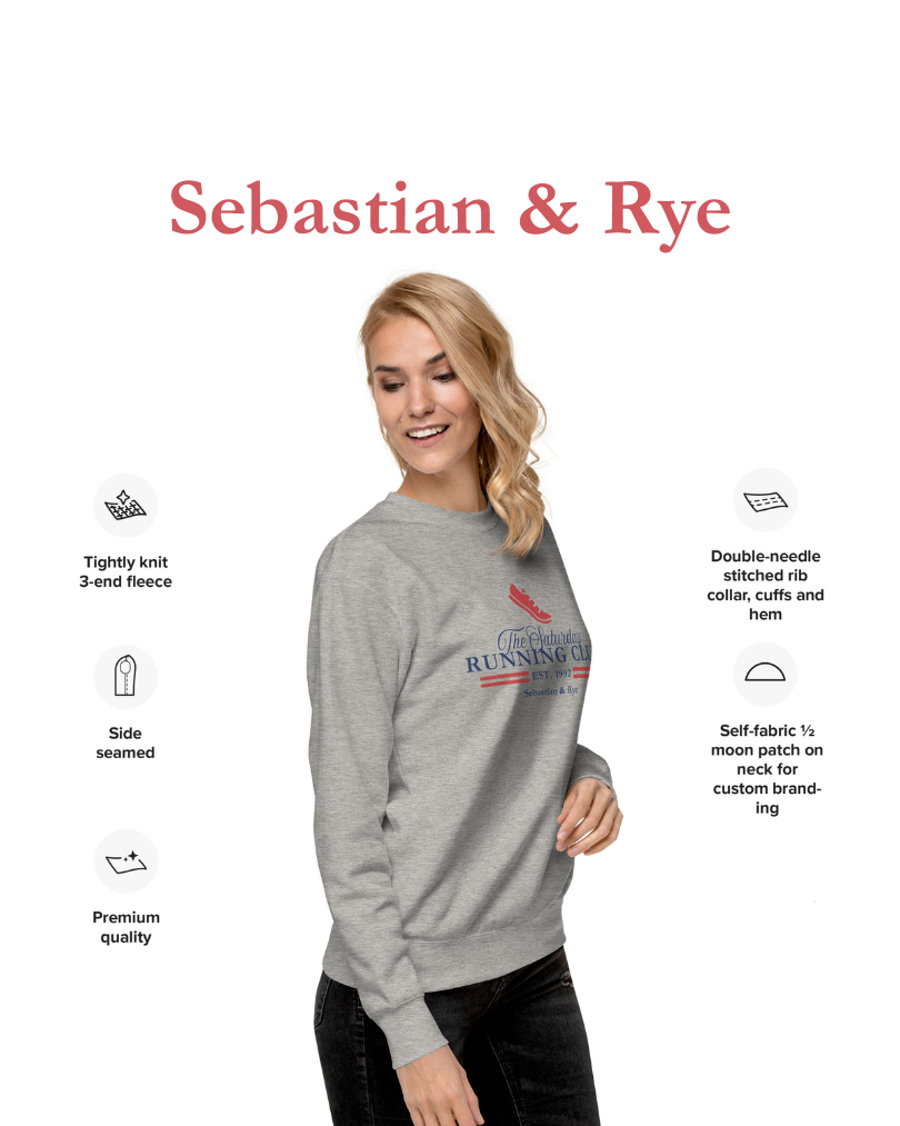 The Saturday Running Club Unisex Premium Sweatshirt Featured